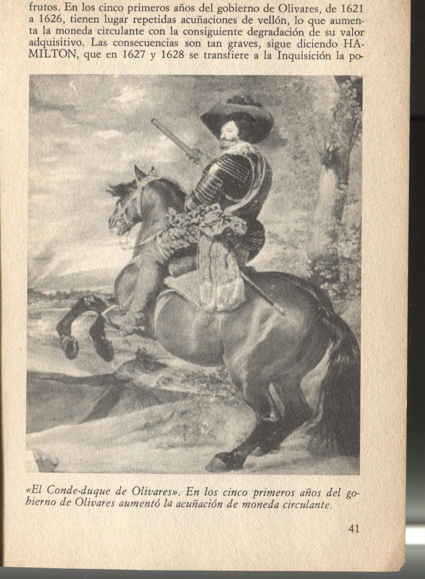 Lamina 07: Historia de España: El conde duque de Olivares