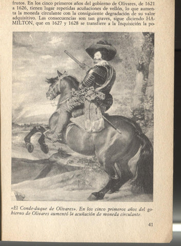 Lamina 07: Historia de España: El conde duque de Olivares