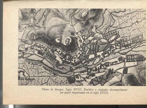 Lamina 18: Historia de España: Plano de Burgos , siglo XVIII