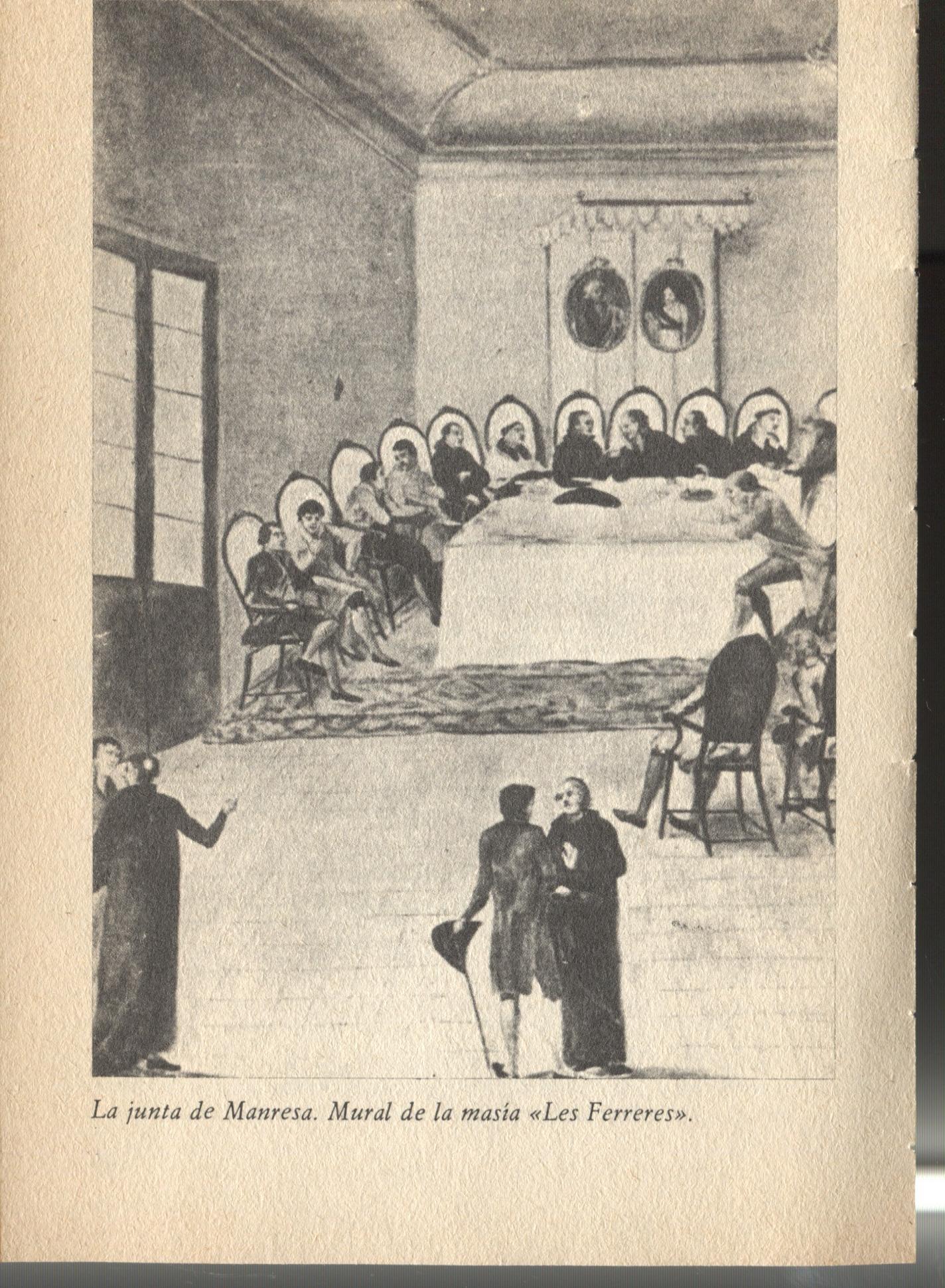 Lamina 28: Historia de España: Mural en la masia Les Ferreres de La Junta de Manresa