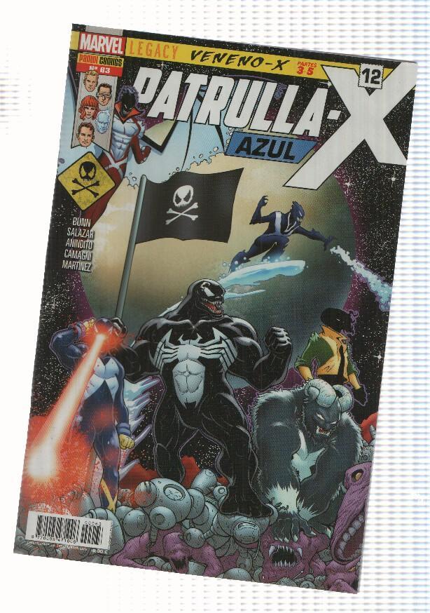 Patrulla-X Azul año 6 num 63 (num 1 interior)(jul 2018) - Veneno X partes 3 y 5