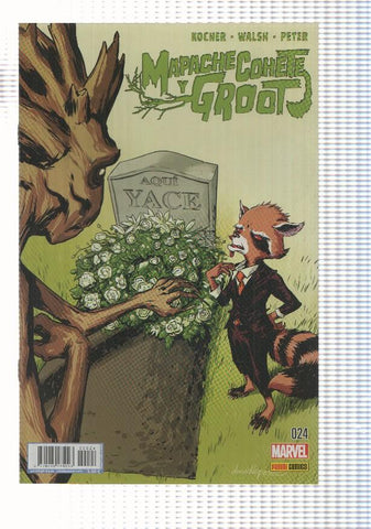 Mapache Cohete y Groot num 24, año 3 (nov 2016) - Cero bodas y un funeral y luego muchos mas funerales