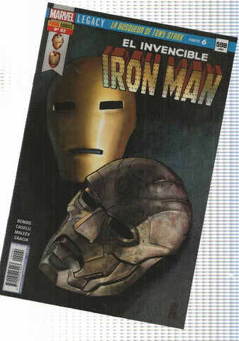 Invencible Iron Man año 8 num 92 (num 2 interior) (2018) - La busqueda de Tony Stark parte seis