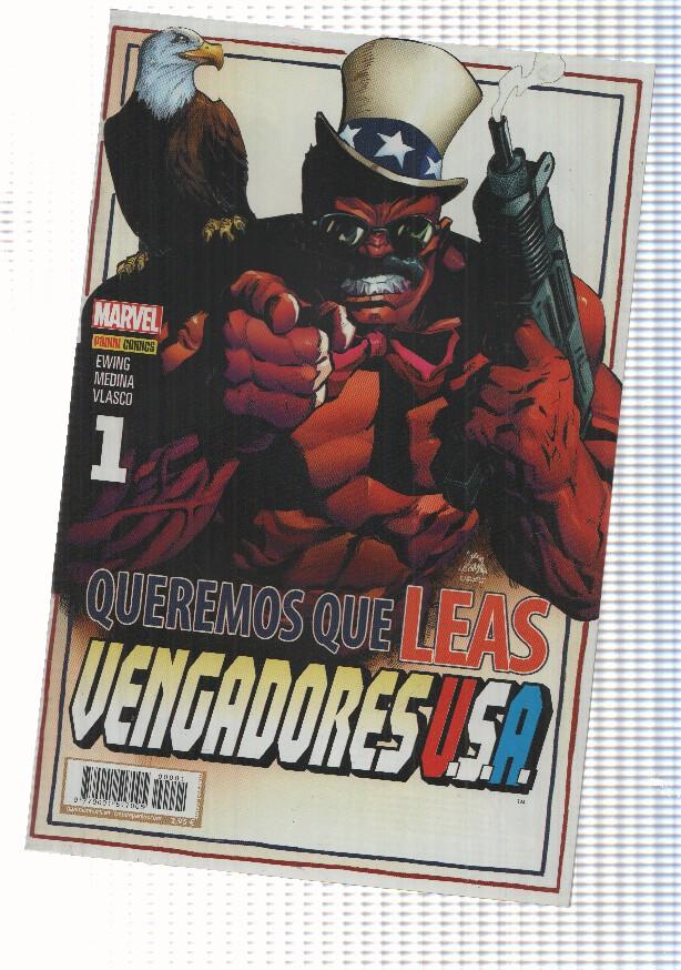 Vengadores USA num. 01 (num 2 interior) año 1, abril 2017 - Eraneocracia, primera parte