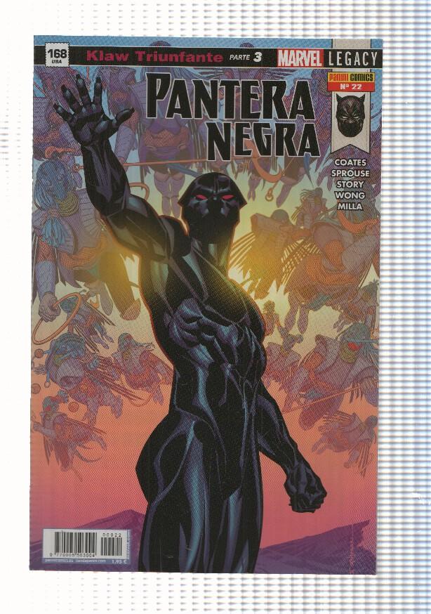 Marvel: Pantera Negra num. 22 año 3 (2018) - Vengadores del Nuevo Mundo parte 9