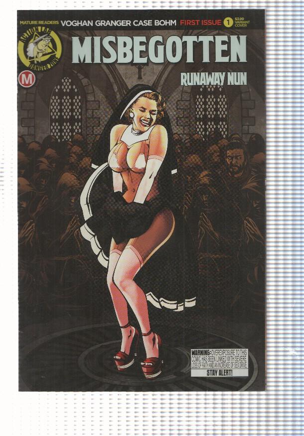 Misbegotten: Runaway Nun num. 1 (2017) variant cover - Danger Zone