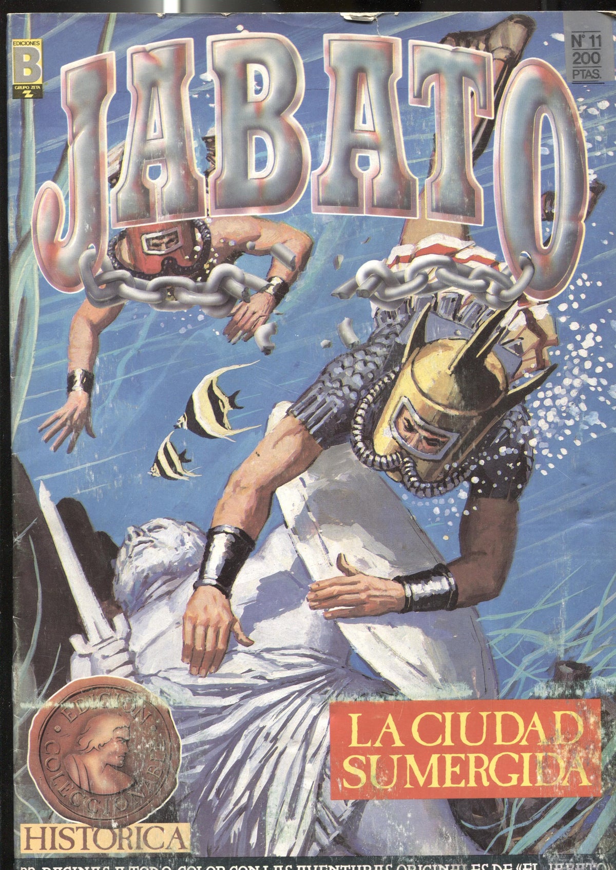 Ediciones B: Jabato edicion historica primera edicion numero 011: La ciudad sumergida  