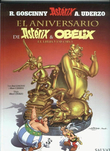 Salvat: Asterix: El aniversario de Asterix y Obelix, libro de oro
