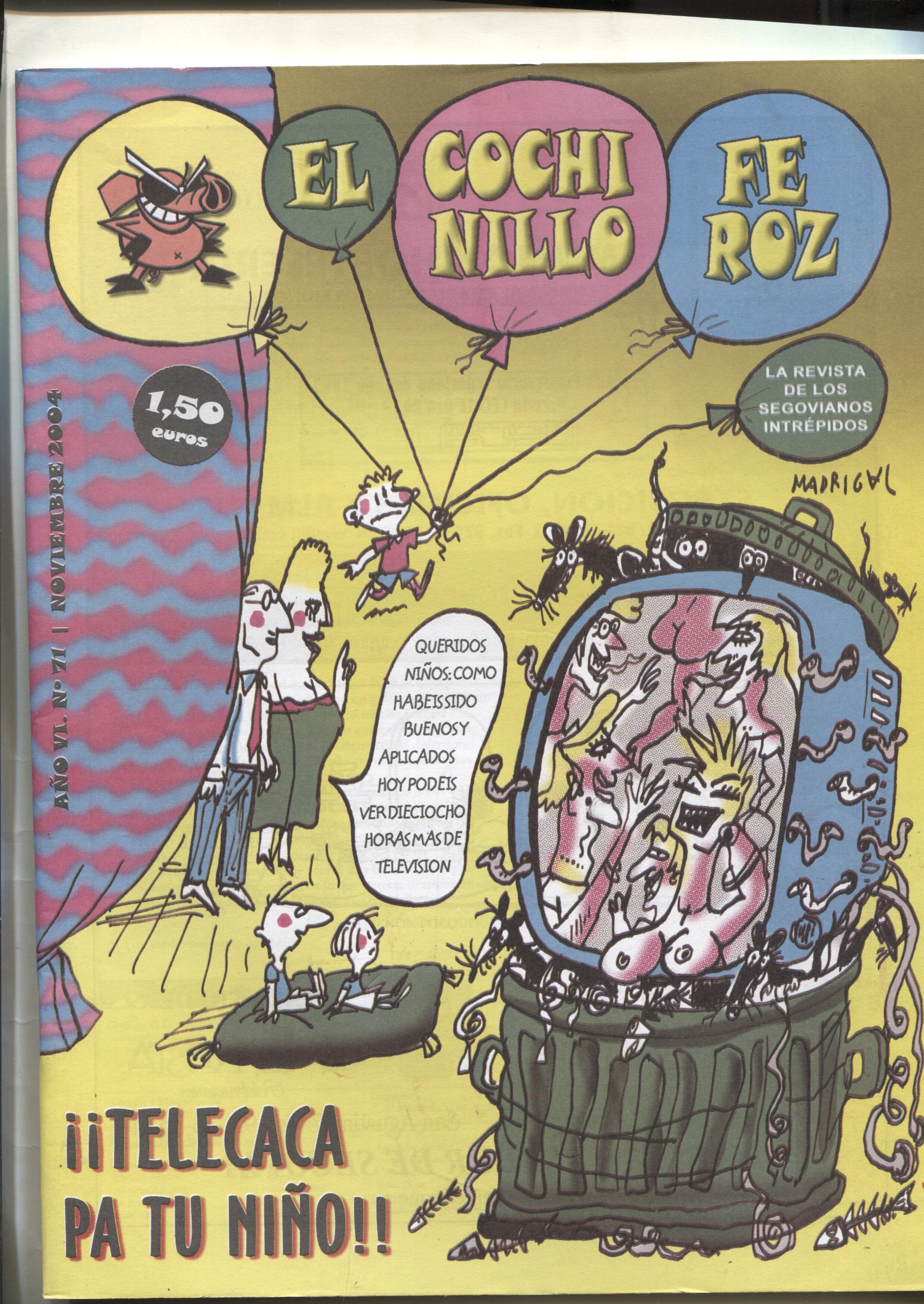 El cochinillo feroz numero 71: noviembre 2004: Telecaca pa tu niño