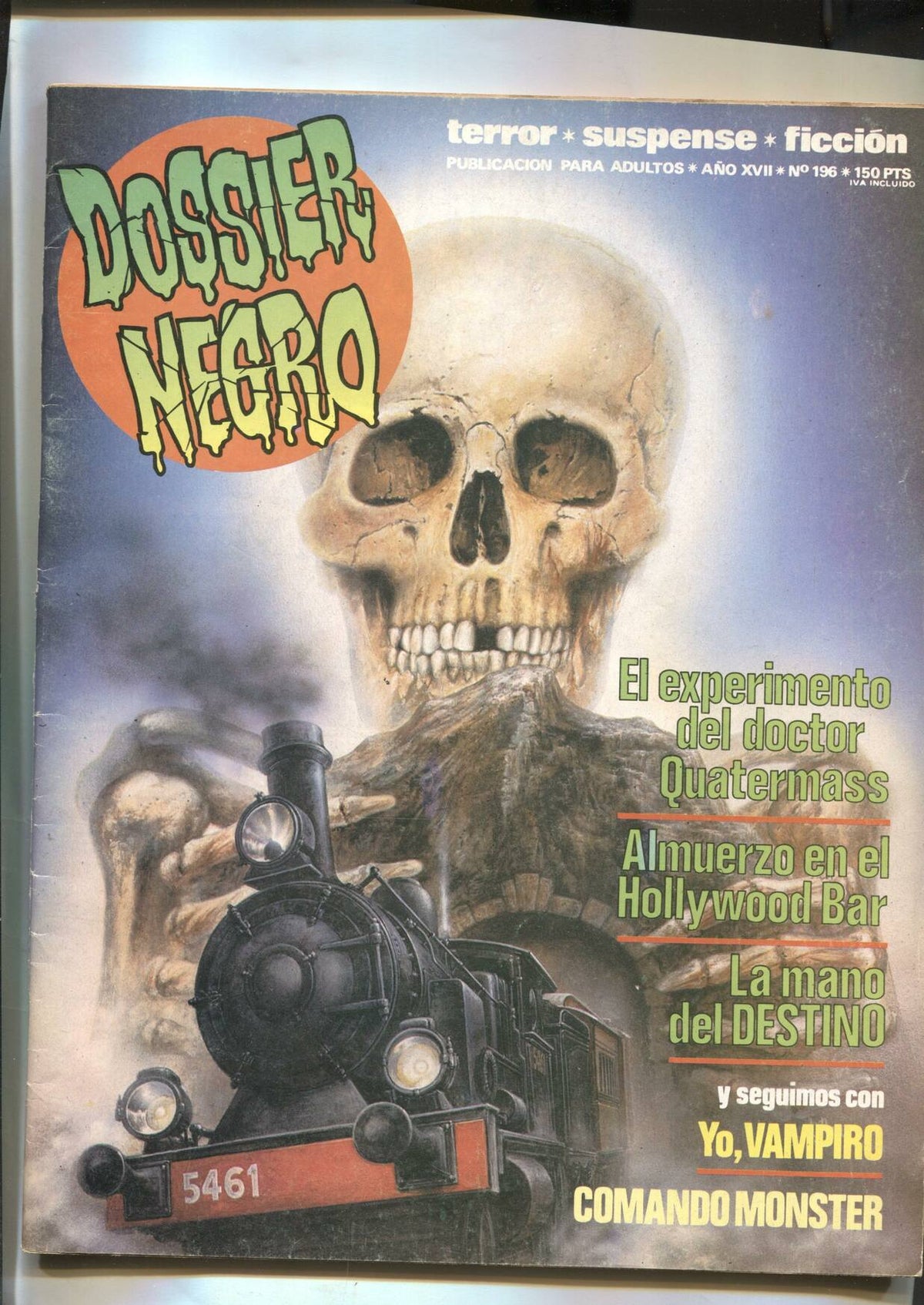 Dossier Negro numero 196: Yo....vampiro