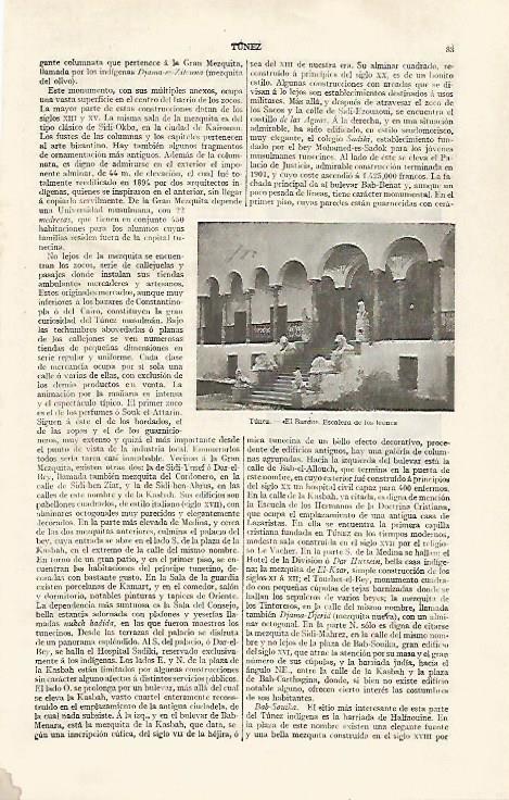 LAMINA ESPASA 31734: Escaleera del museo de El Bardo en Tunez