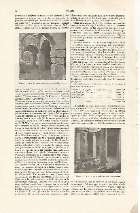 LAMINA ESPASA 31735: Ruinas romanas en Tunez