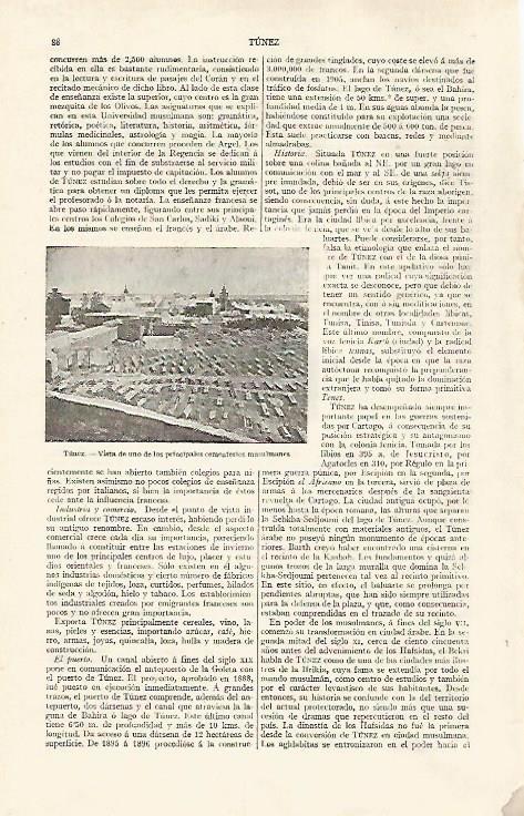 LAMINA ESPASA 31736: Cementerio musulman en Tunez
