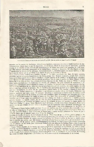 LAMINA ESPASA 31738: La toma de Tunez por Carlos V