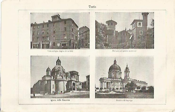 LAMINA ESPASA 31758: Vistas de Turin