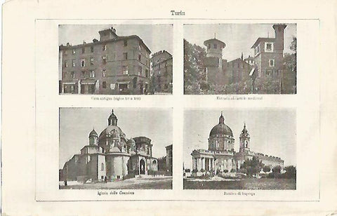 LAMINA ESPASA 31758: Vistas de Turin