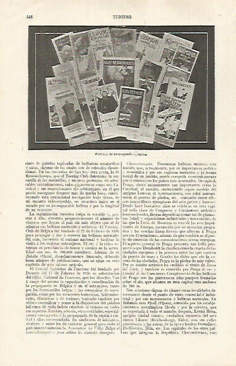 LAMINA ESPASA 31779: Publicidad turistica