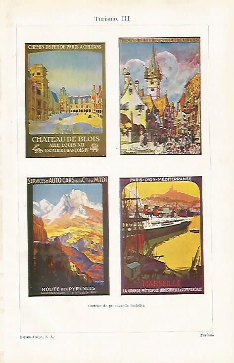 LAMINA ESPASA 31782: Carteles de turismo de Francia