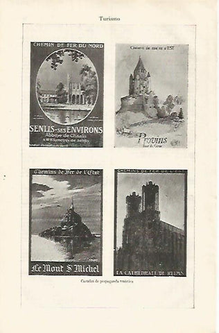 LAMINA ESPASA 31784: Carteles de turismo frances