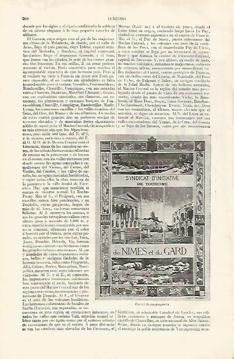 LAMINA ESPASA 31786: Cartel de publicidad de Nimes 
