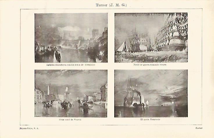 LAMINA ESPASA 31797: Obras de Turner