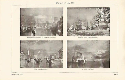 LAMINA ESPASA 31797: Obras de Turner