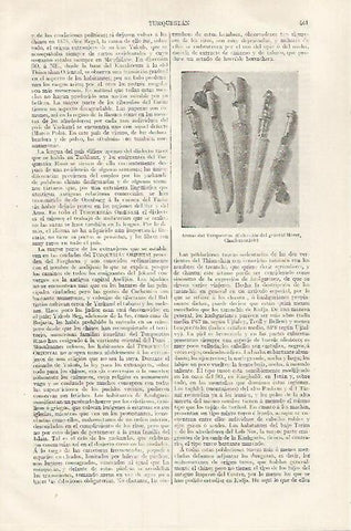 LAMINA ESPASA 31802: Armas del Turquestan