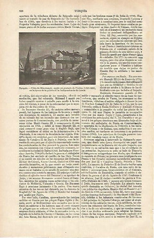 LAMINA ESPASA 31809: Vista de Missolunghi Turquia