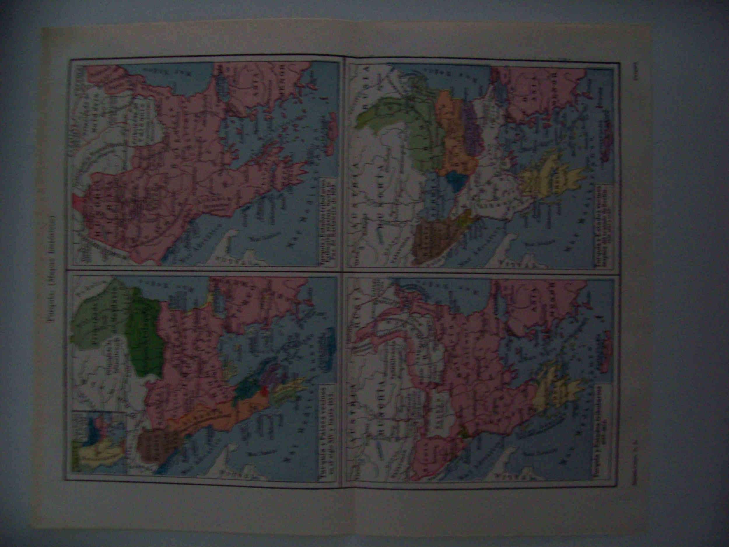 LAMINA ESPASA 31810: Mapas historicos de Turquia