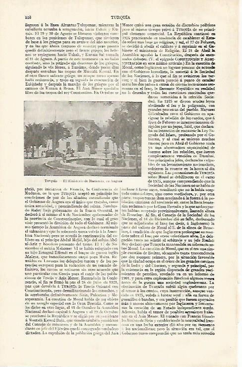 LAMINA ESPASA 31812: Ministerio de Hacienda en Ankara Turquia