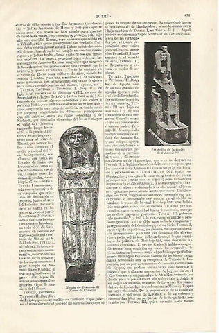LAMINA ESPASA 31825: Estatuilla de Tutmosis III
