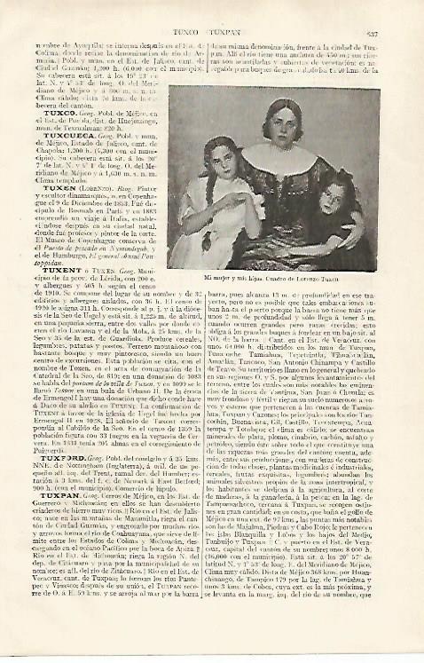 LAMINA ESPASA 31828: Mi mujer y mis hijos por L. Tuxen