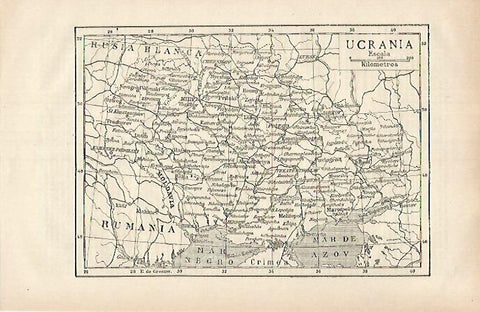 LAMINA ESPASA 31841: Mapa de Ucrania
