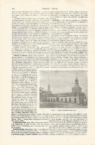 LAMINA ESPASA 31846: Palacio del siglo XVI en Ugena Toledo