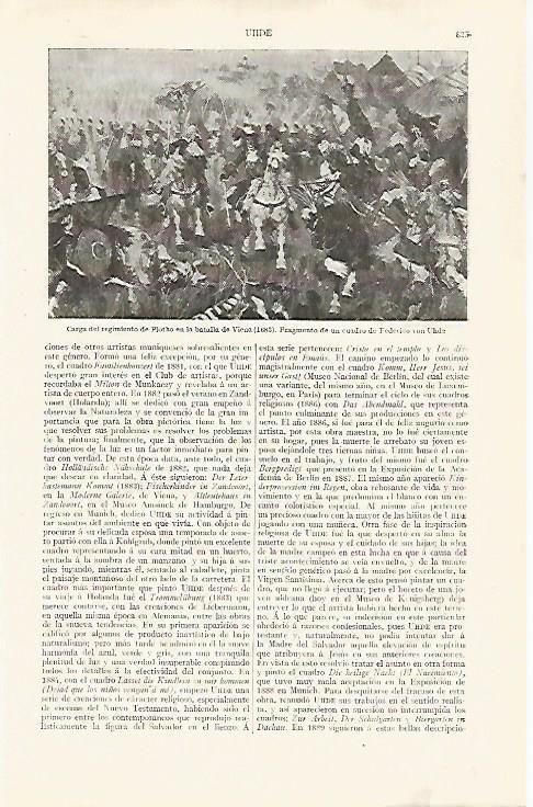 LAMINA ESPASA 31852: Carga del regimiento de Plotho en la batalla de Viena de 1683