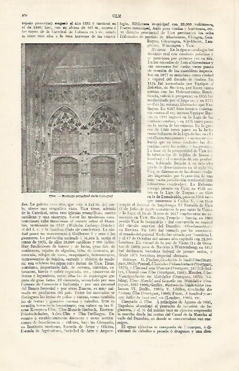 LAMINA ESPASA 31857: Catedral de Ulm