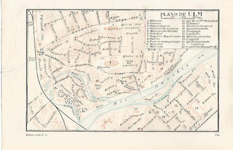 LAMINA ESPASA 31858: Plano de Ulm