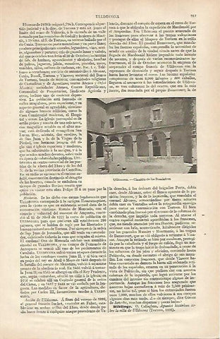 LAMINA ESPASA 31861: Claustro de los Dominicos en Ulldecona Tarragona