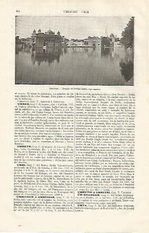 LAMINA ESPASA 31863: Templo de Darbar Sahib en Umristur India