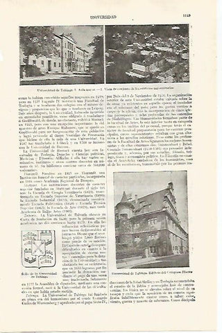 LAMINA ESPASA 31879: Universidad de Tubinga