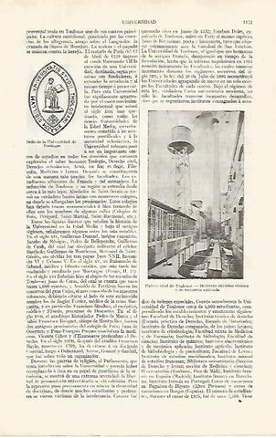 LAMINA ESPASA 31888: Univeersidad de Toulouse