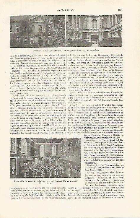 LAMINA ESPASA 31892: Universidad de Amsterdam