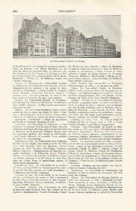 LAMINA ESPASA 31903: Universidad de Illinois en Chicago