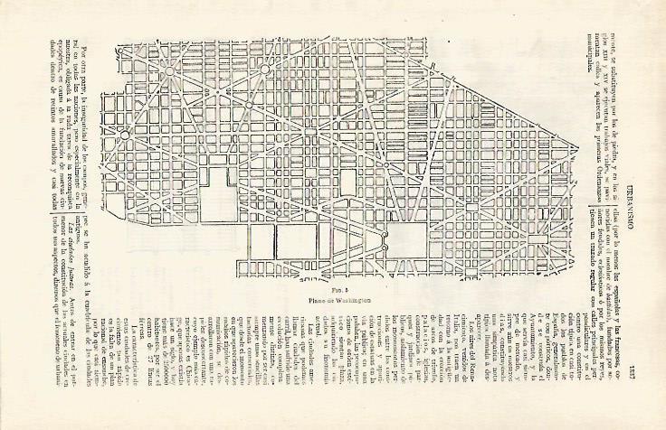 LAMINA ESPASA 31918: Plano de Washington