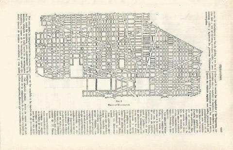 LAMINA ESPASA 31918: Plano de Washington