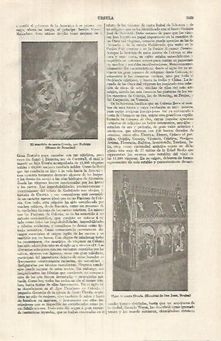 LAMINA ESPASA 31941: El martirio de Santa Ursula por Rubens