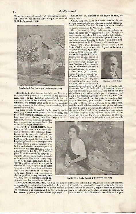 LAMINA ESPASA 31957: La flor de la Masia por Gili Roig