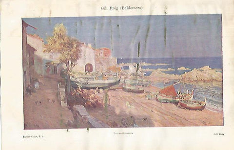 LAMINA ESPASA 31959: Luz mediterranea por B. Gili Roig