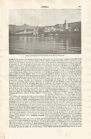 LAMINA ESPASA 31964: Vista de Evian les Bains