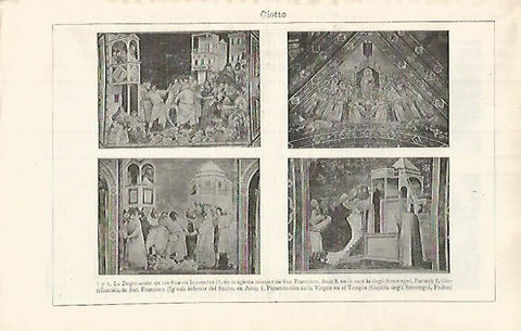 LAMINA ESPASA 31978: Pinturas de Giotto